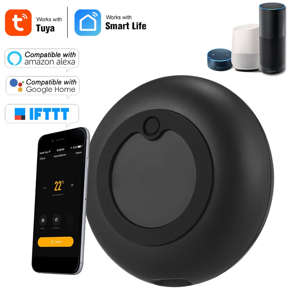 جهاز تحكم ذكي عالمي WiFi-IR (2.4GHz) متوافق مع Alexa و Google Home - Tuya Smart Life - Télécommande Universelle Intelligente WiFi-IR (2.4GHz) Hub Compatible Alexa Google Home - Tuya Smart Life