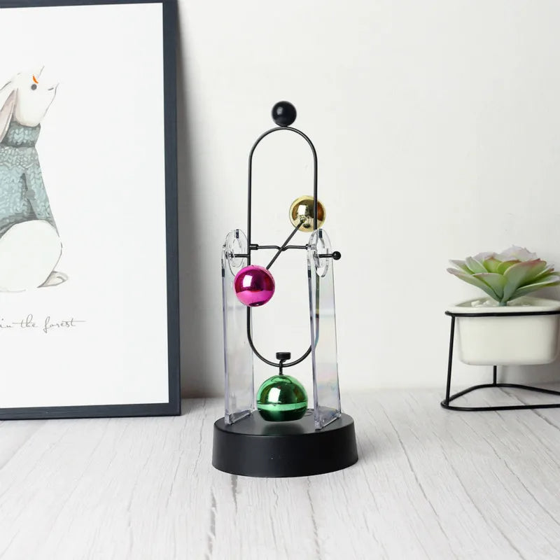 كرة الحركة الدائمة للمكتب | ديكور مضاد للتوتر - Boule d'Équilibre Mouvement Perpétuel | Décor Anti-Stress Bureau