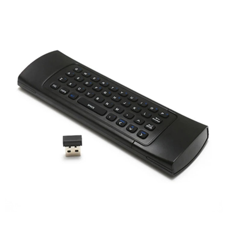 ماك-تيك فأرة طائرة ذكية لاسلكية 2.4G مع لوحة مفاتيح - Mac-Tech Télécommande Intelligente Sans Fil 2.4G avec Clavier et Souris Gyroscopique