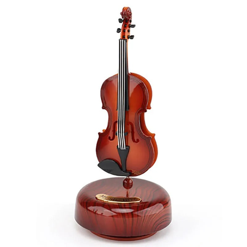 كمان صغير صندوق موسيقى ديكور - Mini Violon Boîte à Musique Décorative Rétro