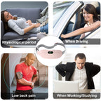 حزام تدفئة ومساج للدورة الشهرية | تسكين آلام البطن والخصر - Coussin Chauffant Menstruel Portable | Soulagement Douleur Abdominale