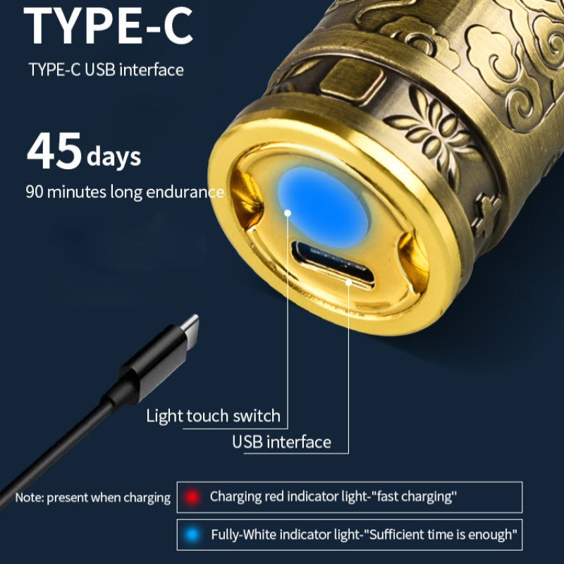 ماكينة حلاقة صغيرة احترافية مقاومة للماء قابلة للشحن HW-T8 - Mini Rasoir Professionnel Étanche Rechargeable HW-T8 Acier