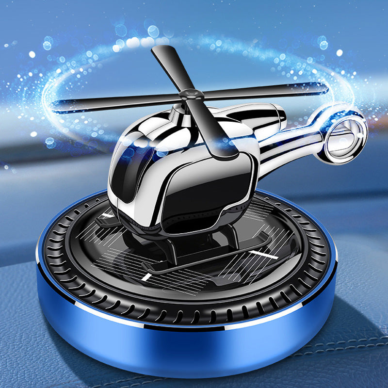 معطر جو سيارة شمسي شكل مروحية - Désodorisant Solaire Voiture Hélice
