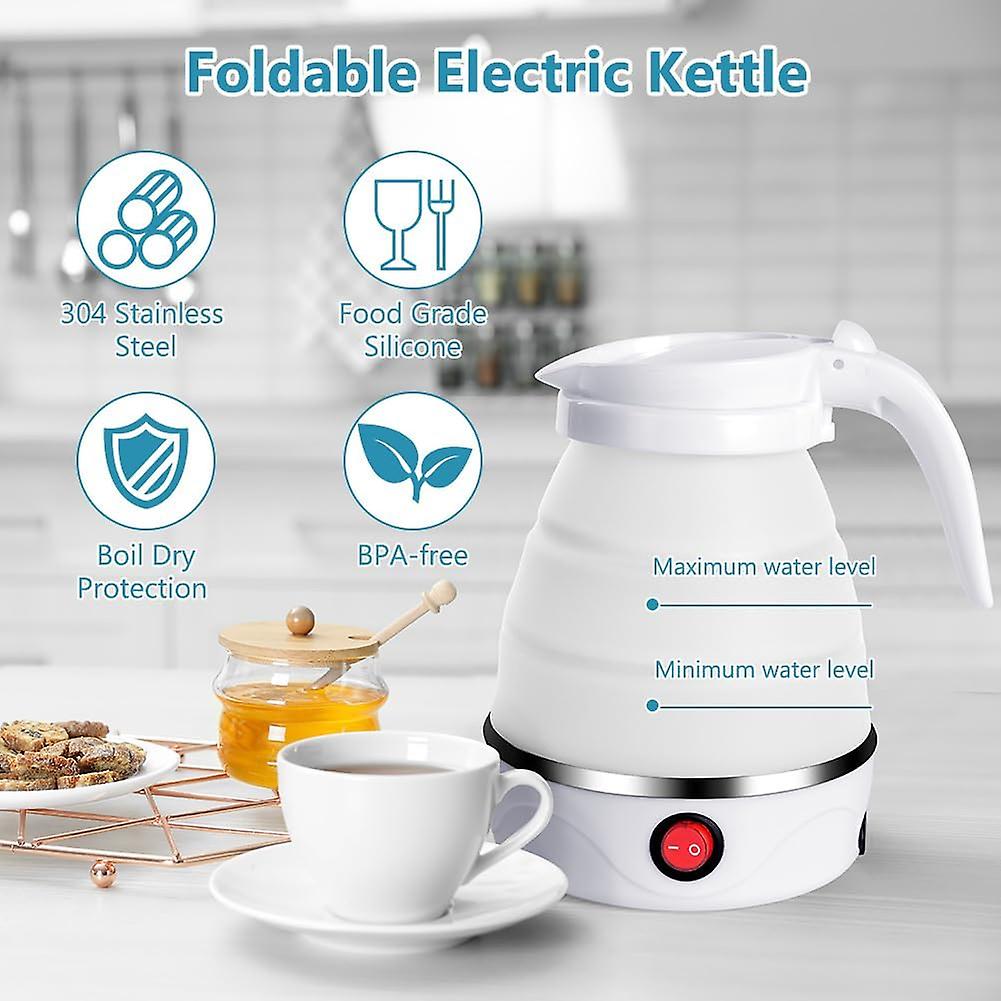 Bouilloire électrique pliable en silicone ,portable Avec indicateur de mise hors tension غلاية كهربائية قابلة للطي محمولة سيليكون