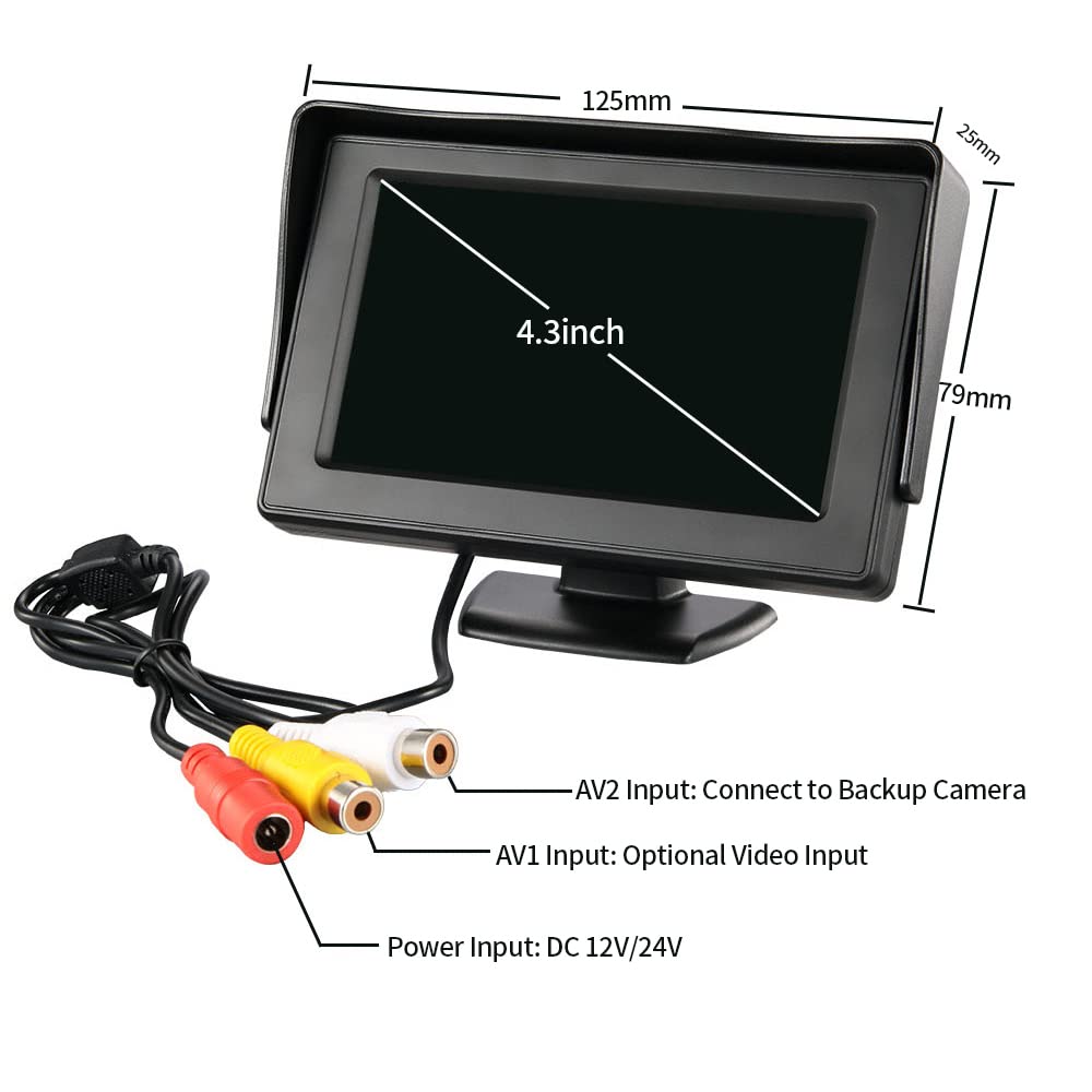 حزمة كاميرا وشاشة CMEC للسيارة - رؤية ليلية وركن آمن - Pack Caméra de Recul & Écran CMEC pour Voiture - Vision Nocturne & Stationnement Sécurisé