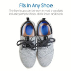 وسادات كعب سيليكون Quickdz Shop | تخفيف آلام الكعب والتهاب اللفافة الأخمصية - Talonnettes Silicone Souples Quickdz Shop | Soulagement Douleur Talon & Fasciite Plantaire