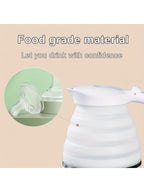 Bouilloire électrique pliable en silicone ,portable Avec indicateur de mise hors tension غلاية كهربائية قابلة للطي محمولة سيليكون