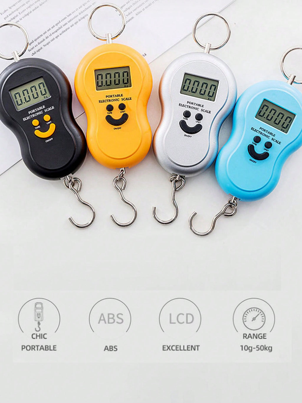 Balance a Crochet Pour Baguages et pèche 50Kg Ecran Numérique