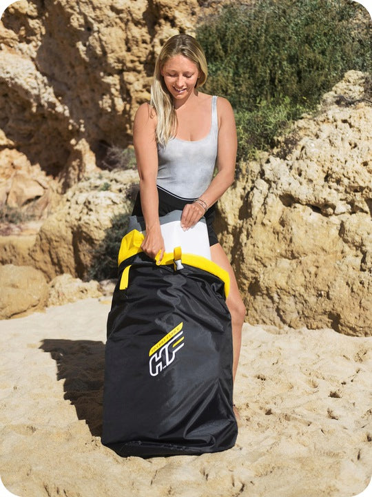 لوح تجديف قابل للنفخ Hydro-Force White Cap Bestway 65342 مع مضخة وحقيبة ظهر - Paddle Gonflable Hydro-Force White Cap Bestway 65342 avec Pompe et Sac à Dos