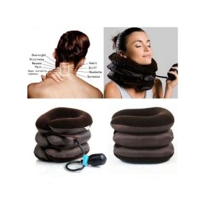 وسادة رقبة هوائية قابلة للنفخ 3 مستويات - Coussin Cervical Gonflable a 3 niveaux