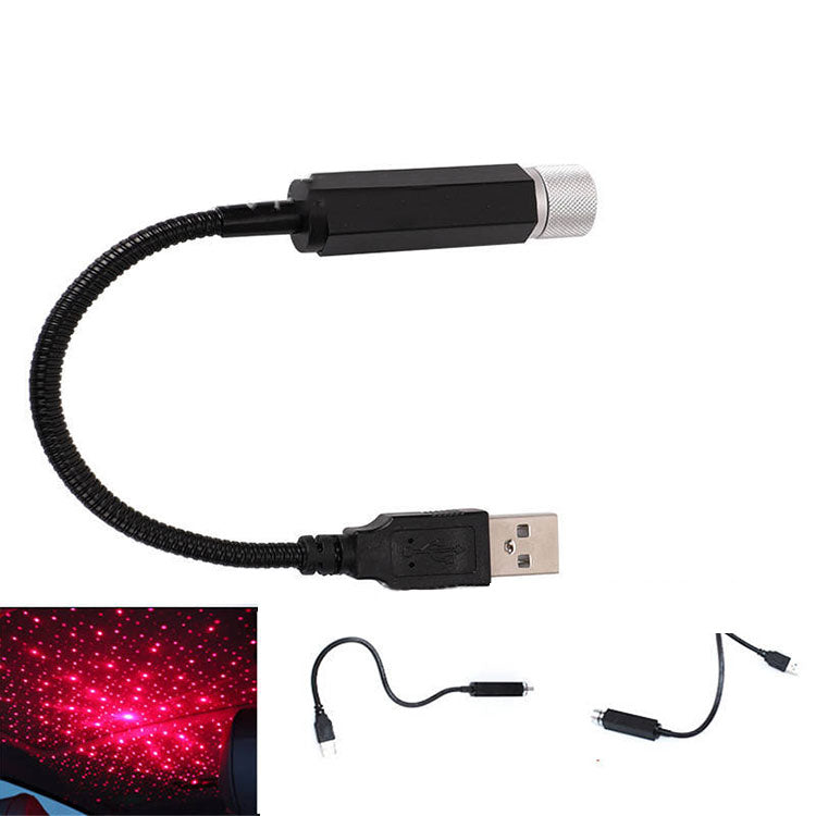 إضاءة نجوم USB للسيارة | ميني بروجيكتور LED - Mini Projecteur LED USB Étoiles | Ambiance Voiture & Chambre