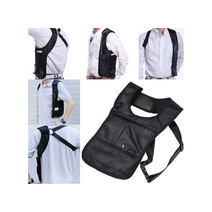 حقيبة كتف تحت الذراع ضد السرقة متعددة الجيوب بتصميم أنيق للسفر اليومي - Sacoche Sous-Bras Anti-Vol Multi-Poche Design Élégant pour Voyage Quotidien