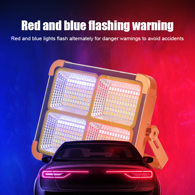 مصباح تخييم شمسي 1000W متعدد الوظائف Quickdz Shop - Projecteur Solaire Rechargeable 1000W Power Bank Quickdz Shop