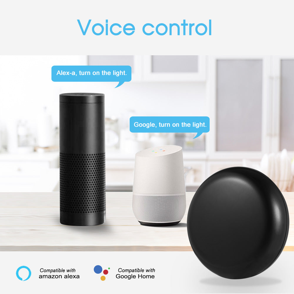 جهاز تحكم ذكي عالمي WiFi-IR (2.4GHz) متوافق مع Alexa و Google Home - Tuya Smart Life - Télécommande Universelle Intelligente WiFi-IR (2.4GHz) Hub Compatible Alexa Google Home - Tuya Smart Life