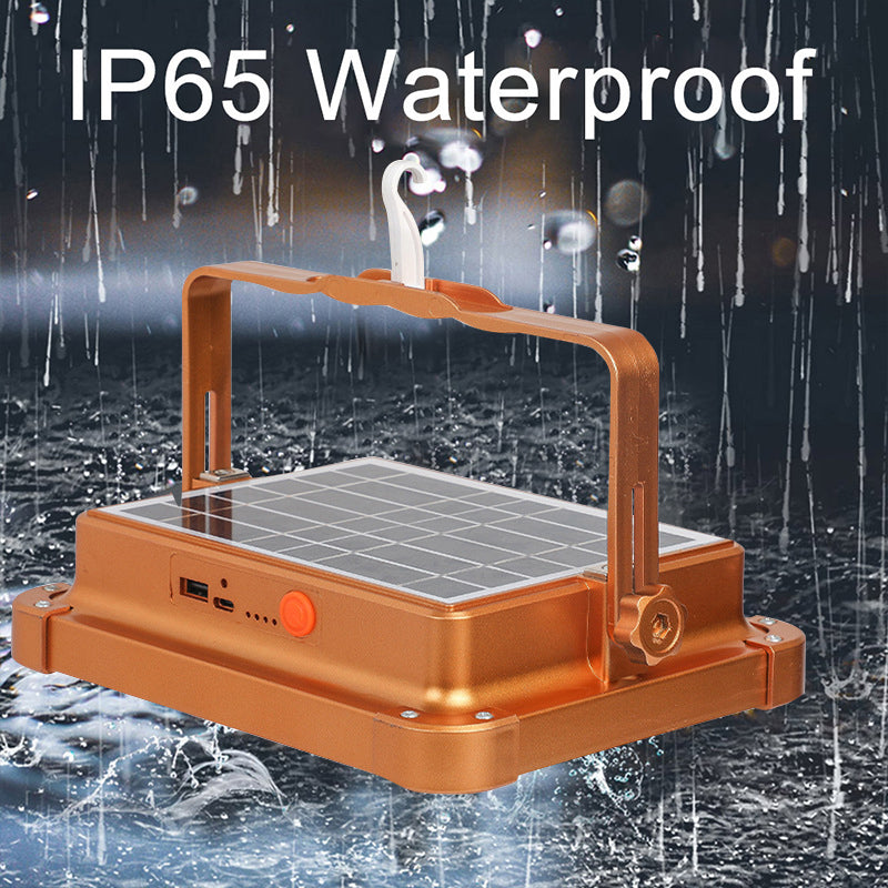 مصباح تخييم شمسي 1000W متعدد الوظائف Quickdz Shop - Projecteur Solaire Rechargeable 1000W Power Bank Quickdz Shop