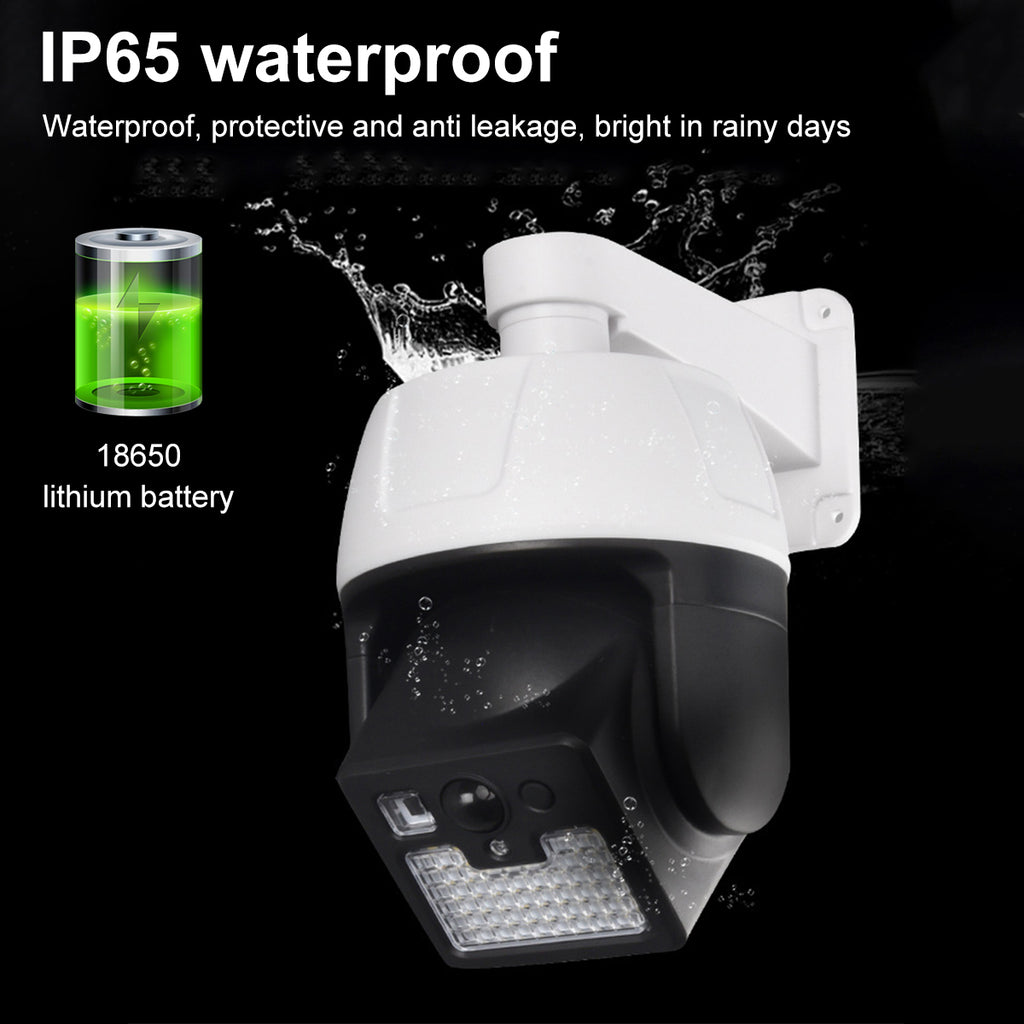 كشاف جداري شمسي Quickdz Shop مع حساس حركة وشكل كاميرا - أبيض - Lampe Solaire Extérieure Quickdz Shop avec Détecteur de Mouvement et Forme Caméra v4