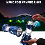 مصباح تخييم 3 في 1 قابل للطي متعدد الوظائف - Lampe de camping 3-en-1 multifonction rechargeable
