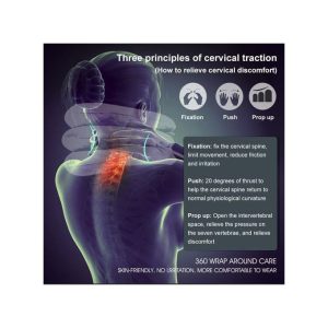 وسادة رقبة هوائية قابلة للنفخ 3 مستويات - Coussin Cervical Gonflable a 3 niveaux