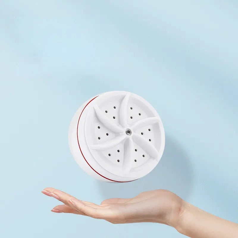 غسالة توربو صغيرة محمولة بالموجات فوق الصوتية USB - Quickdz Shop - Mini Machine à Laver Portable Ultrasons USB 2-en-1 - Quickdz Shop