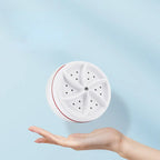 غسالة توربو صغيرة محمولة بالموجات فوق الصوتية USB - Quickdz Shop - Mini Machine à Laver Portable Ultrasons USB 2-en-1 - Quickdz Shop