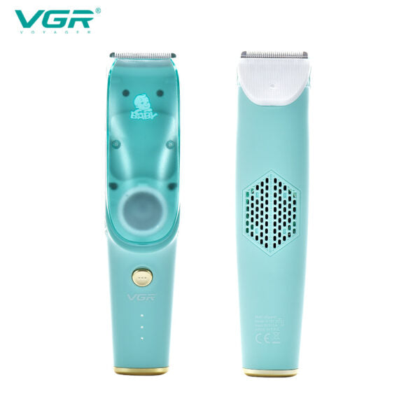 ماكينة حلاقة شعر الأطفال VGR V-151 صامتة بشفط تلقائي وشاشة رقمية - Tondeuse Cheveux Bébé VGR V-151 Silencieuse, Aspiration Auto, Écran Digital