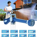 مسدس رش ماء 8 في 1 للغسيل متعدد الاستخدامات - Pistolet Pulvérisateur d'Eau 8-en-1 pour Lavage Voiture