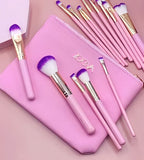 بكج منظم مكياج دوار 360° + طقم فرش مكياج زويفا 15 قطعة - Pack Organisateur Maquillage Rotatif 360° + Trousse 15 Pinceaux Zoeva Pro