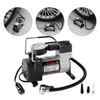منفاخ هواء للسيارات 12V DC مع وصلات متعددة - Compresseur d'Air et Gonfleur Pneu Voiture 12V DC Allume-Cigare