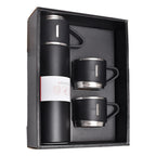 طقم ترمس حراري 500 مل مع 3 أكواب ستانلس ستيل - Ensemble Thermos 500ml avec 3 Tasses Thermiques en Acier Inoxydable