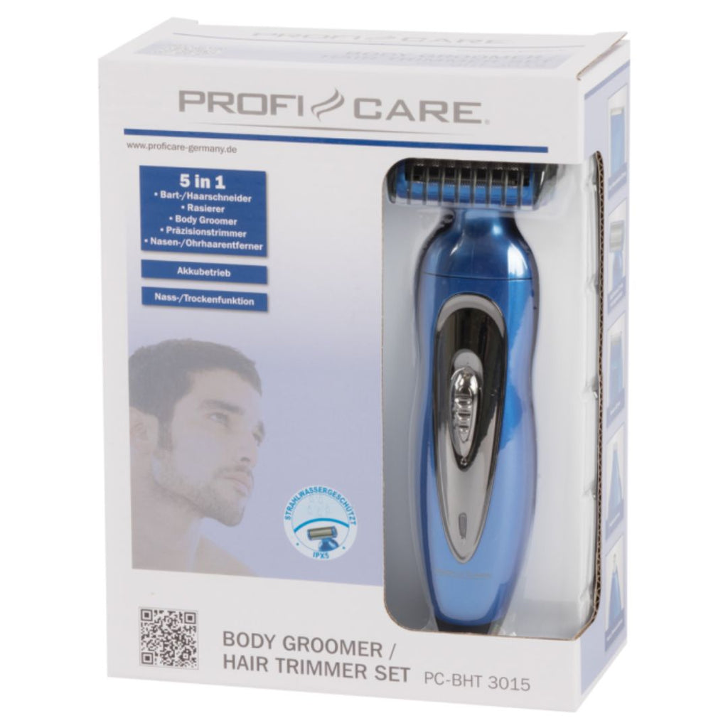 ProfiCare مجموعة حلاقة كهربائية 5 في 1 شعر/لحية/أنف/أذن BHT-3015 - ProfiCare Set Tondeuse Électrique 5 en 1 Cheveux/Barbe/Nez/Oreilles BHT-3015
