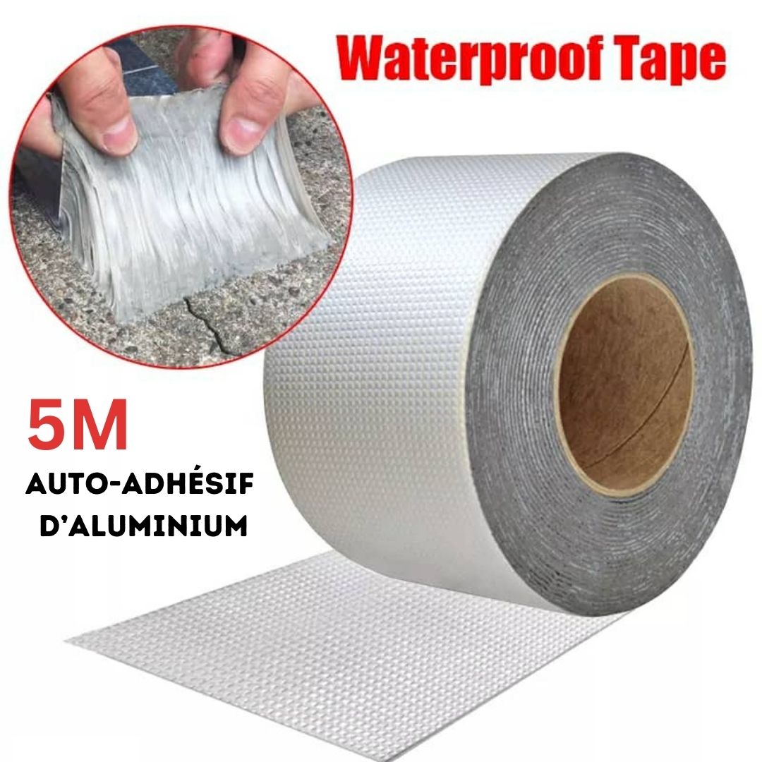 شريط لاصق مانع للتسرب من الألومنيوم 5M - Ruban d'étanchéité Auto-adhésif Aluminium 5M