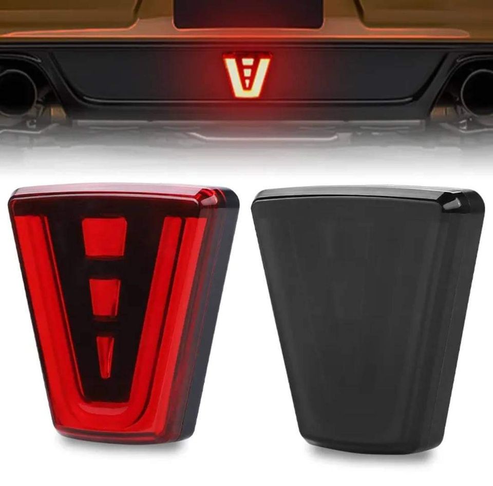 مصباح فرامل خلفي رياضي عالمي F1 للسيارات والدراجات النارية - فلاش تحذير - Feu Stop Arrière Universel Sportif F1 pour Auto SUV Moto - Flash Avertisseur