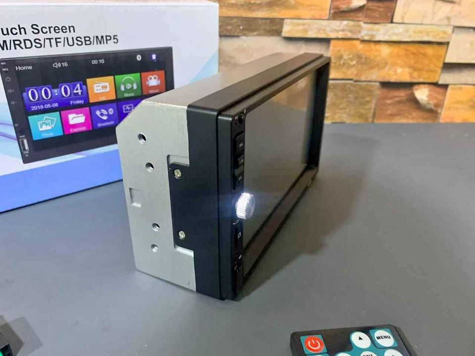 مشغل DVD للسيارة بشاشة لمس 7 بوصة بلوتوث USB AUX SD - Quickdz Shop - Autoradio DVD MP5 Tactile 7" Bluetooth USB AUX SD - Quickdz Shop