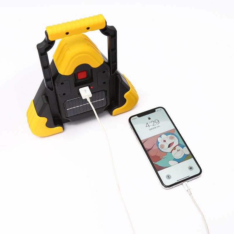 مثلث تحذير LED شمسي متعدد الوظائف HB-6609 - Triangle d'Alerte LED Solaire Multifonctionnel HB-6609