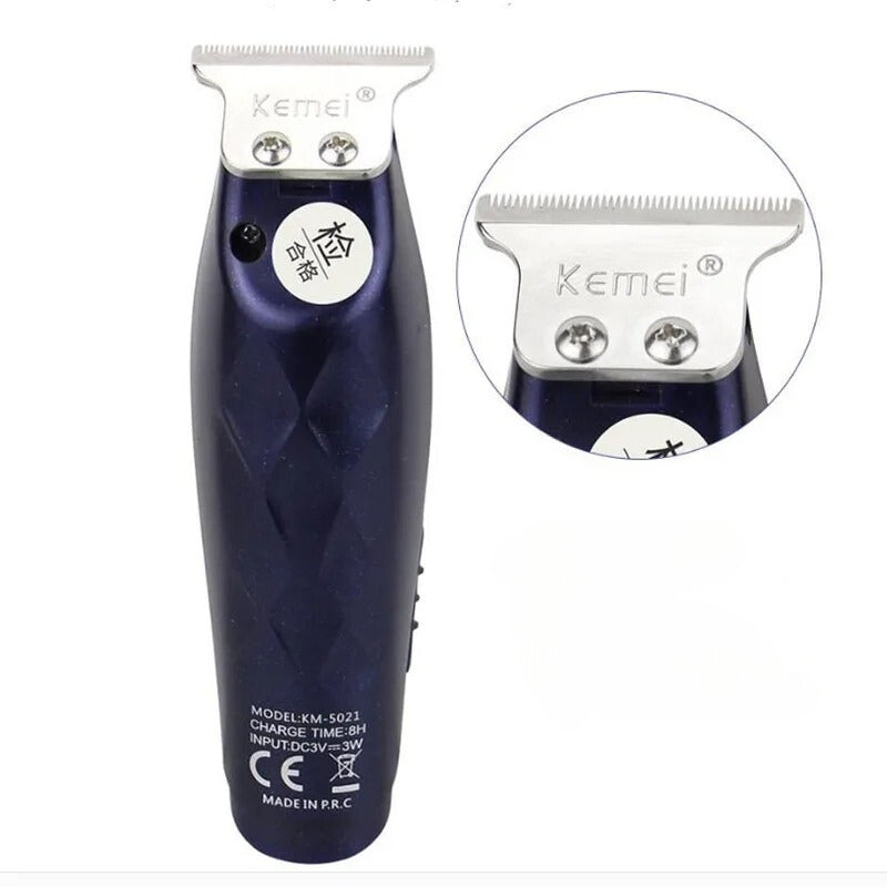 Tondeuse à cheveux électrique Zero Sans Fil KEMEI KM-5021 Waterproof