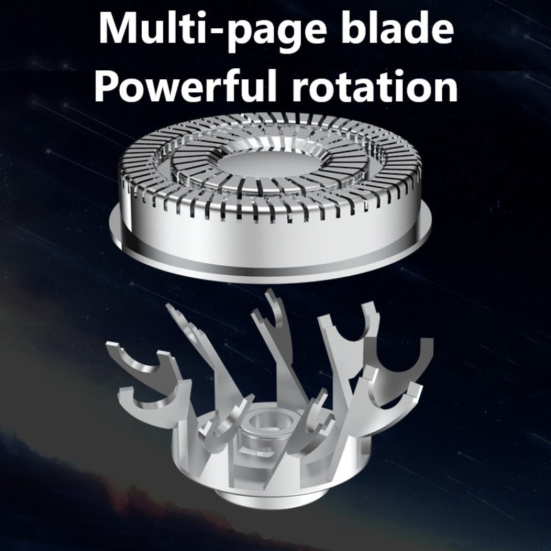 ماكينة حلاقة صغيرة احترافية مقاومة للماء قابلة للشحن HW-T8 - Mini Rasoir Professionnel Étanche Rechargeable HW-T8 Acier