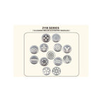 مجموعة قوالب بسكويت ستانلس ستيل BSQUIT-ML - Kit Emporte-pièces Biscuits Inox BSQUIT-ML