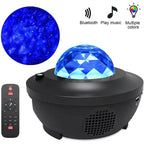 جهاز عرض النجوم المجرة 3D ليزر بلوتوث + مكبر صوت USB - Projecteur Galaxie Étoiles 3D Laser Bluetooth + Haut-parleur USB
