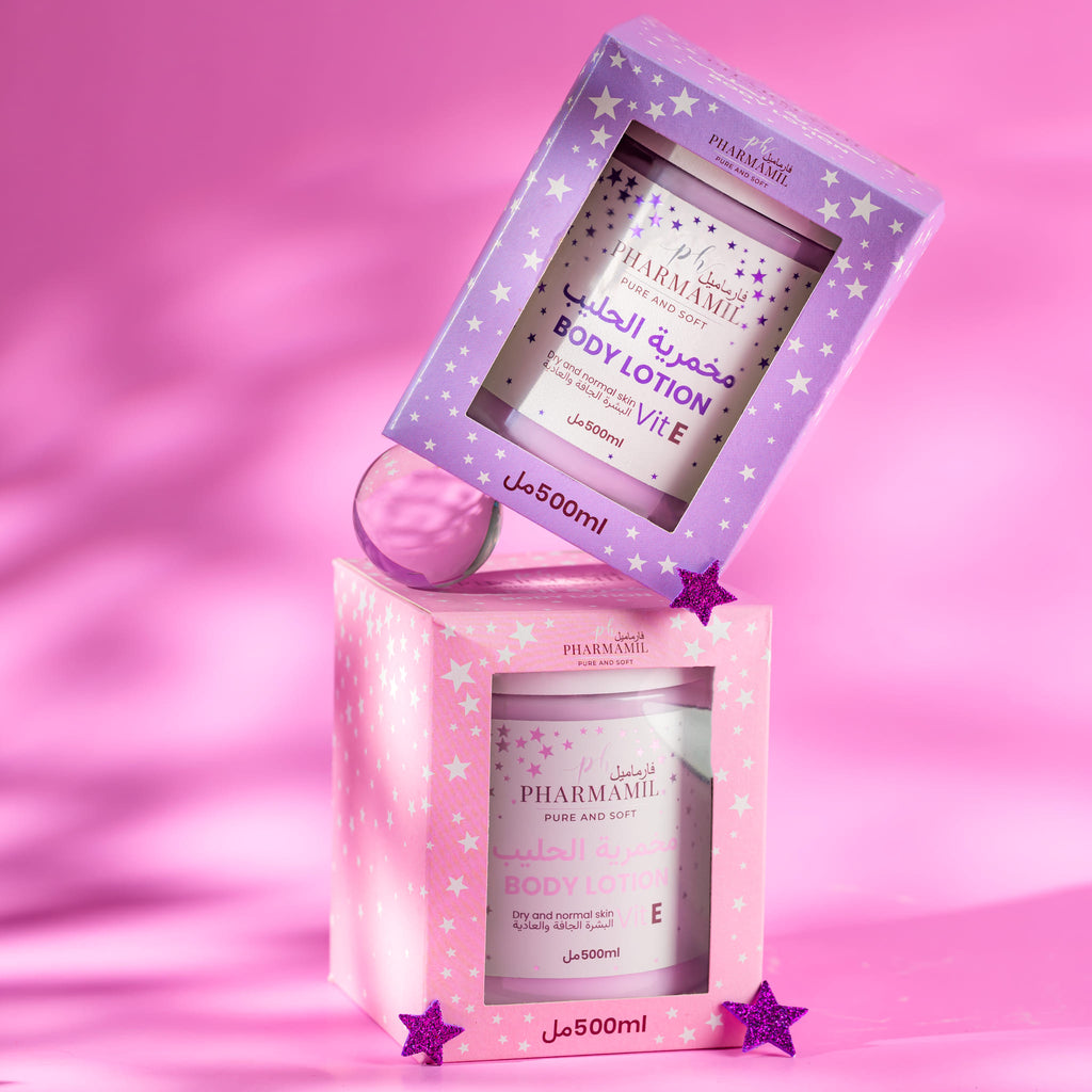 مخمرية بالحليب للجسم بعد الحمام بفيتامين E - Lotion Corporelle au Lait & Vitamine E Après Bain