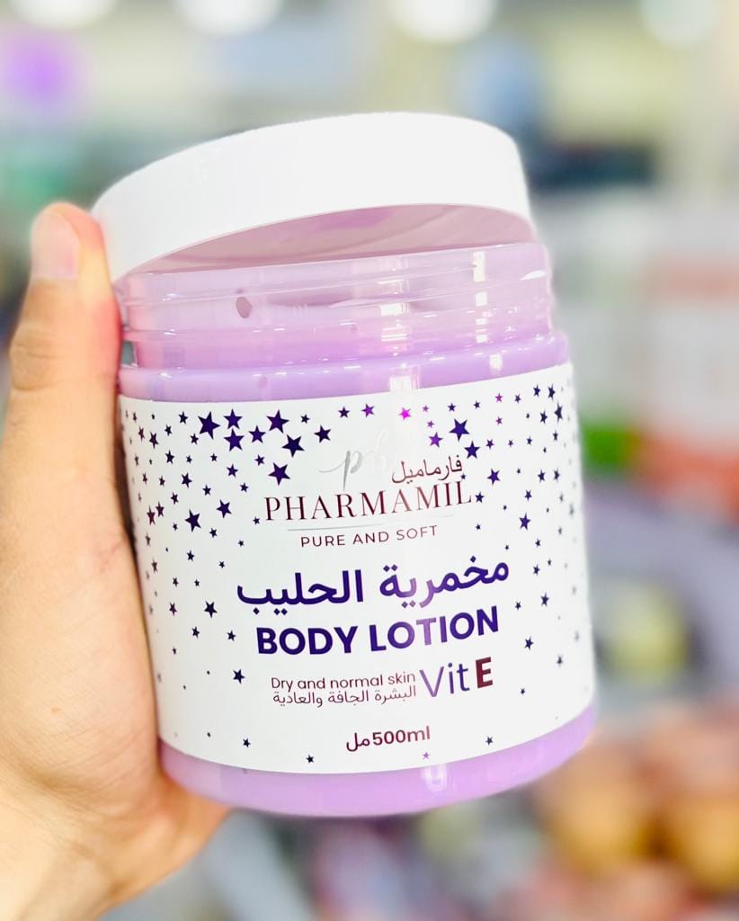 مخمرية بالحليب للجسم بعد الحمام بفيتامين E - Lotion Corporelle au Lait & Vitamine E Après Bain