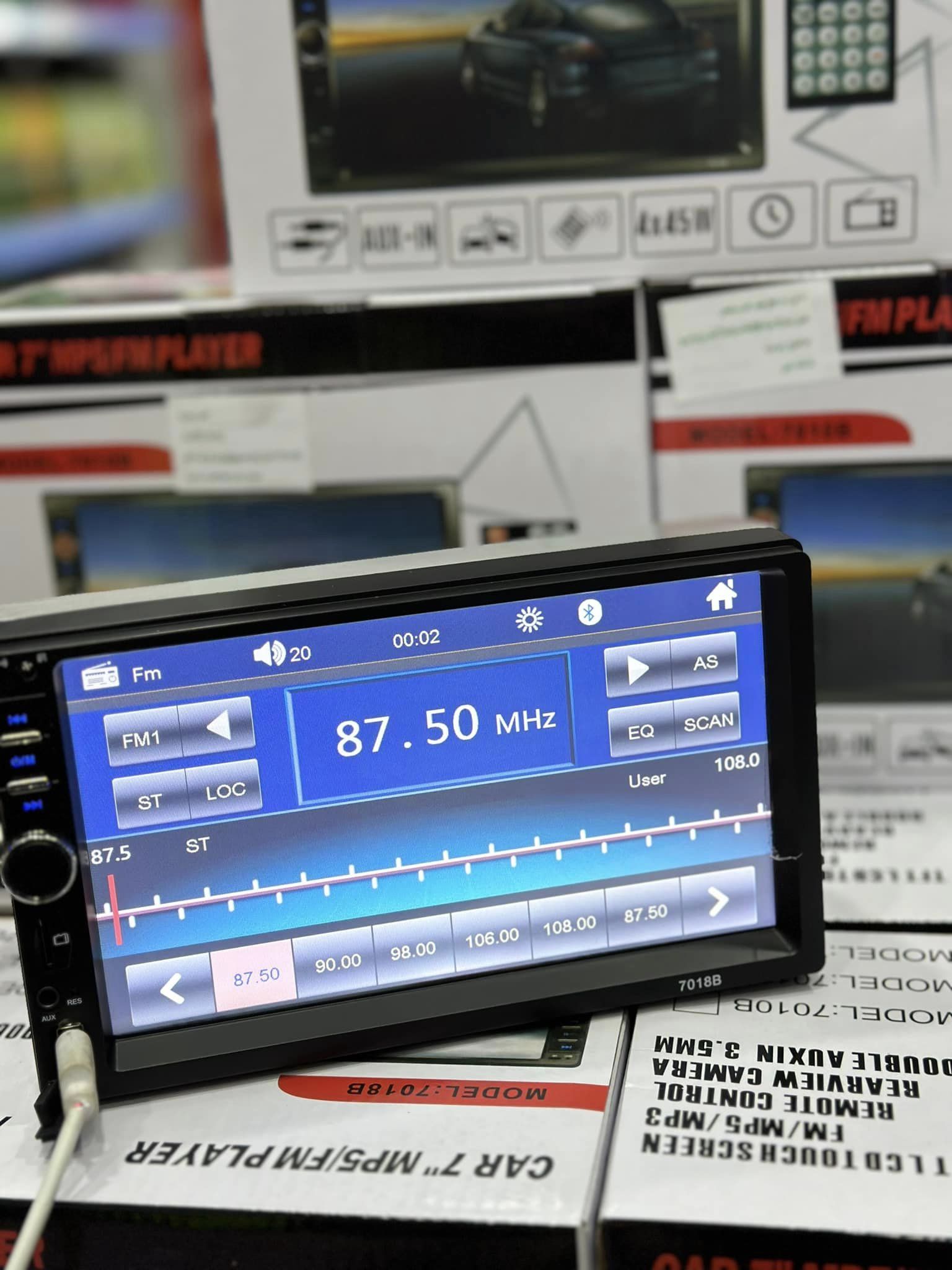 مشغل DVD للسيارة بشاشة لمس 7 بوصة بلوتوث USB AUX SD - Quickdz Shop - Autoradio DVD MP5 Tactile 7" Bluetooth USB AUX SD - Quickdz Shop