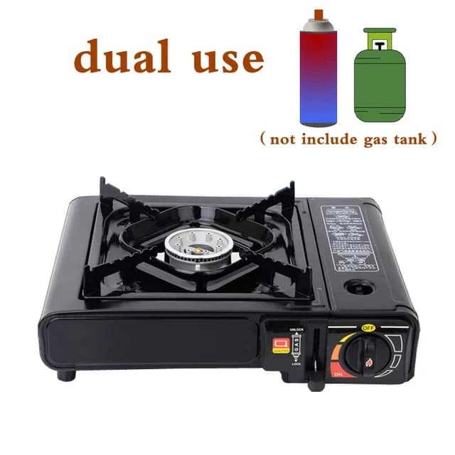 موقد غاز تخييم محمول Quickdz Shop إشعال ذاتي 2.9kW - Réchaud à gaz de camping Quickdz Shop portable allumage automatique 2.9kW