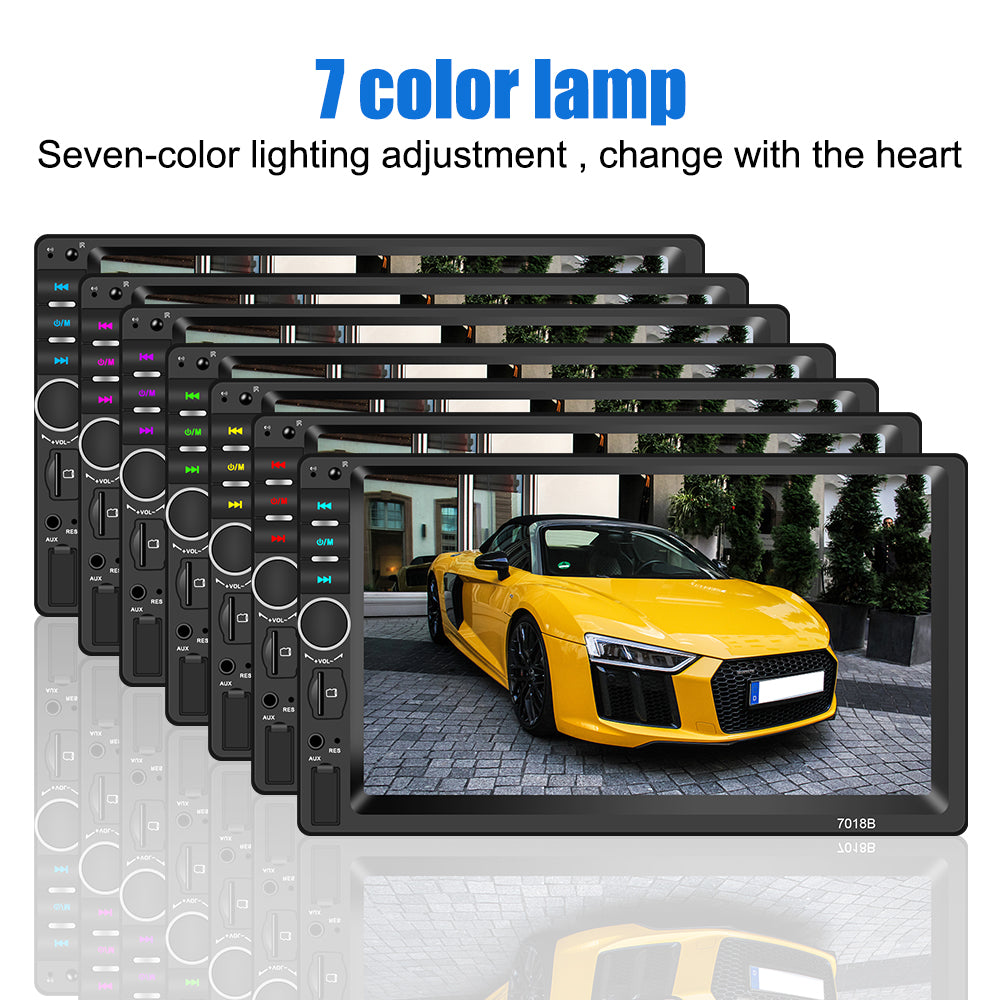 مشغل DVD للسيارة بشاشة لمس 7 بوصة بلوتوث USB AUX SD - Quickdz Shop - Autoradio DVD MP5 Tactile 7" Bluetooth USB AUX SD - Quickdz Shop