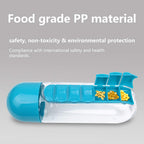 منظم أدوية وزجاجة ماء محمولة 600 مل - Organisateur de Médicaments & Bouteille d'Eau Portable 600ML