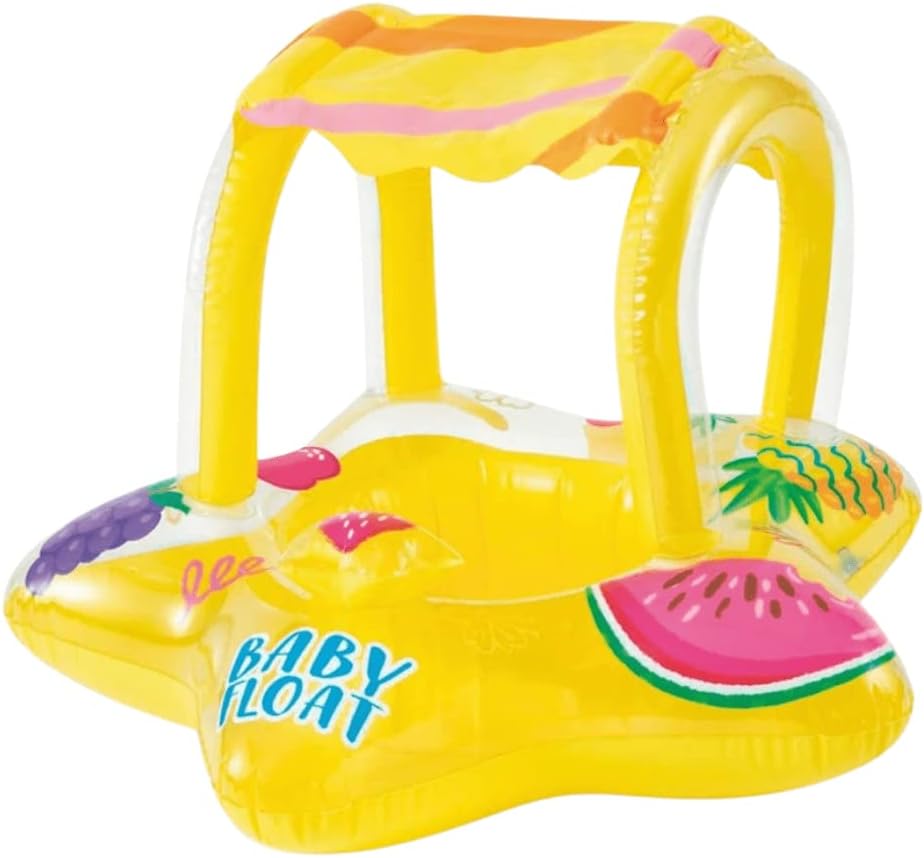 مشاية سباحة أطفال INTEX مع مظلة حماية من الشمس 56573NP - Bouée Enfant INTEX avec Auvent Anti-UV 56573NP - Protection Solaire