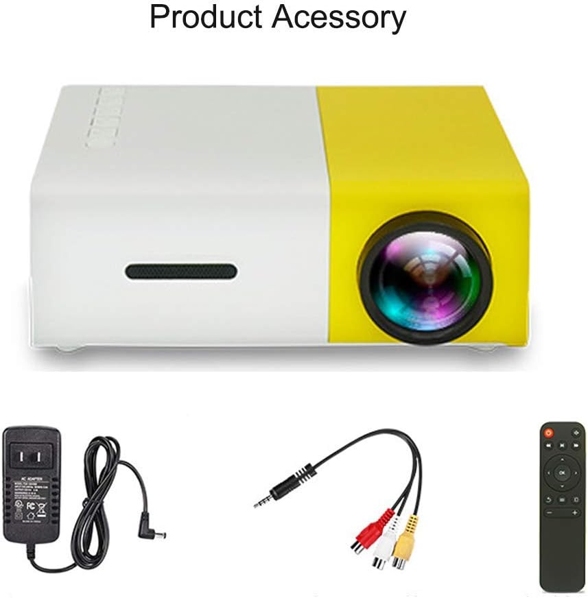 بروجيكتور منزلي Borrego YG300 1080P Full HD محمول - Projecteur Home Cinéma Borrego YG300 Full HD 1080P Portable