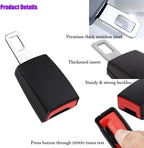 مُطيل حزام أمان سيارة (2 قطعة) مضاد للصفير - 2Pcs Rallonge de Ceinture de Sécurité Voiture Anti-Bip