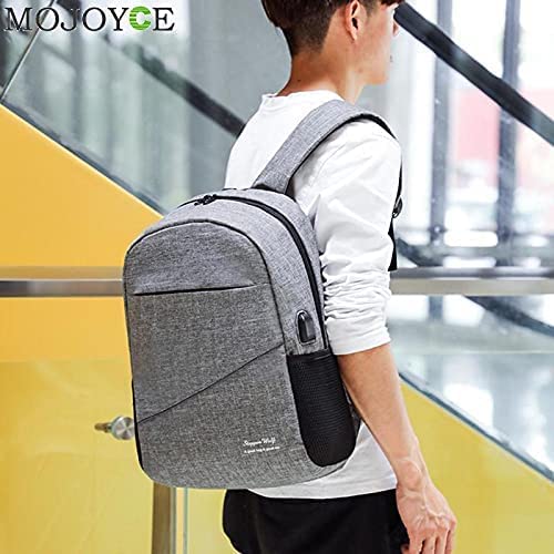 حقيبة ظهر لابتوب عصرية بمنفذ USB للشحن - نايلون عالي الجودة - Sac à dos USB Moderne pour Ordinateur Portable - Nylon Qualité