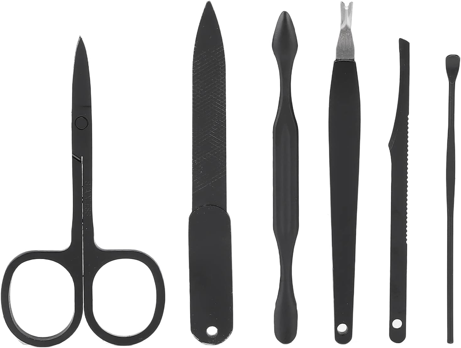 طقم قصافة أظافر احترافي 12 قطعة ستانلس ستيل - Kit Coupe-Ongles Professionnel 12 pcs en Acier Inoxydable