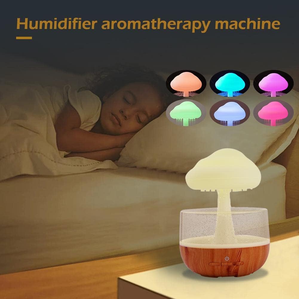 Humidificateur créatif en forme de nuage de pluie 7 couleurs 280ml